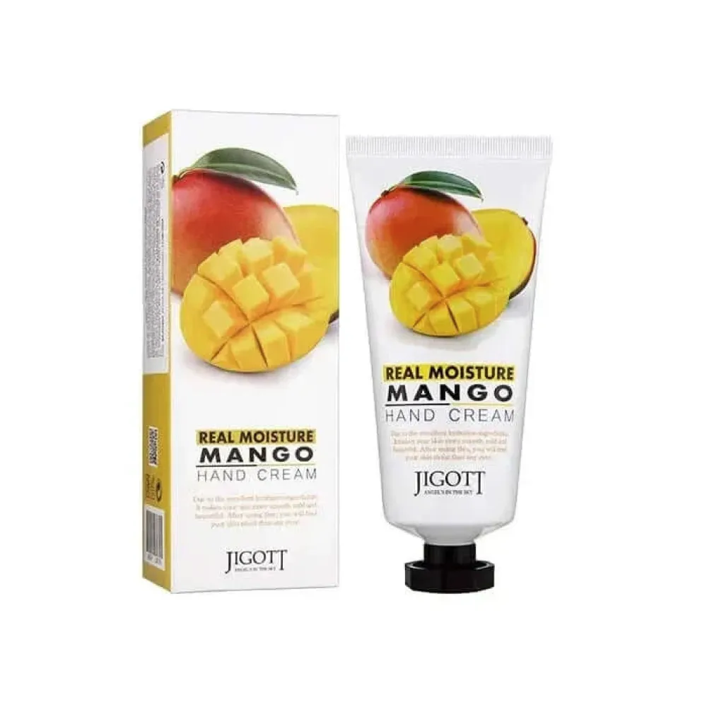 JIGOTT Real Moisture Mango Hand cream - Intensīvi mitrinošs roku krēms ar mango ekstraktu, 100ml (280795)