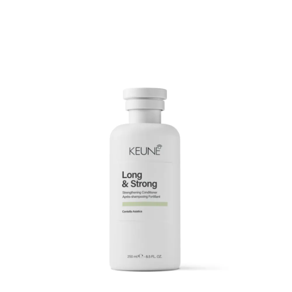 KEUNE Long & Strong Strenghtening Conditioner – Spēcinošs un matu augšanu veicinošs kondicionieris, 250ml