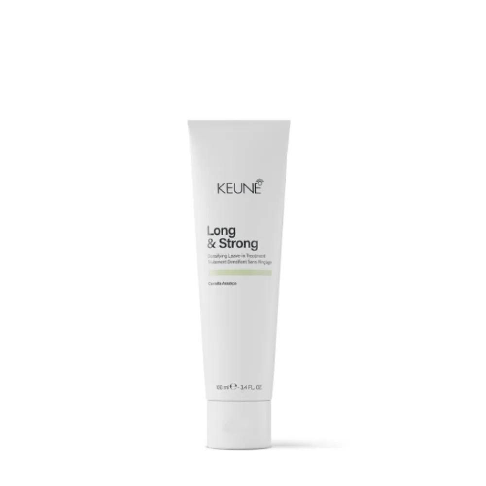 KEUNE Long & Strong Densifying Leave-in Treatment – Spēcinošs un matu augšanu veicinošs krēms, 100ml