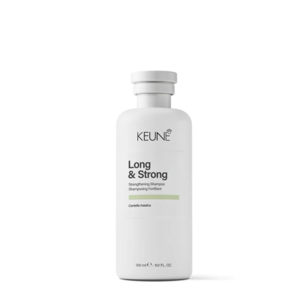 KEUNE Long & Strong Strengthening Shampoo – Spēcinošs un matu augšanu veicinošs šampūns, 300ml