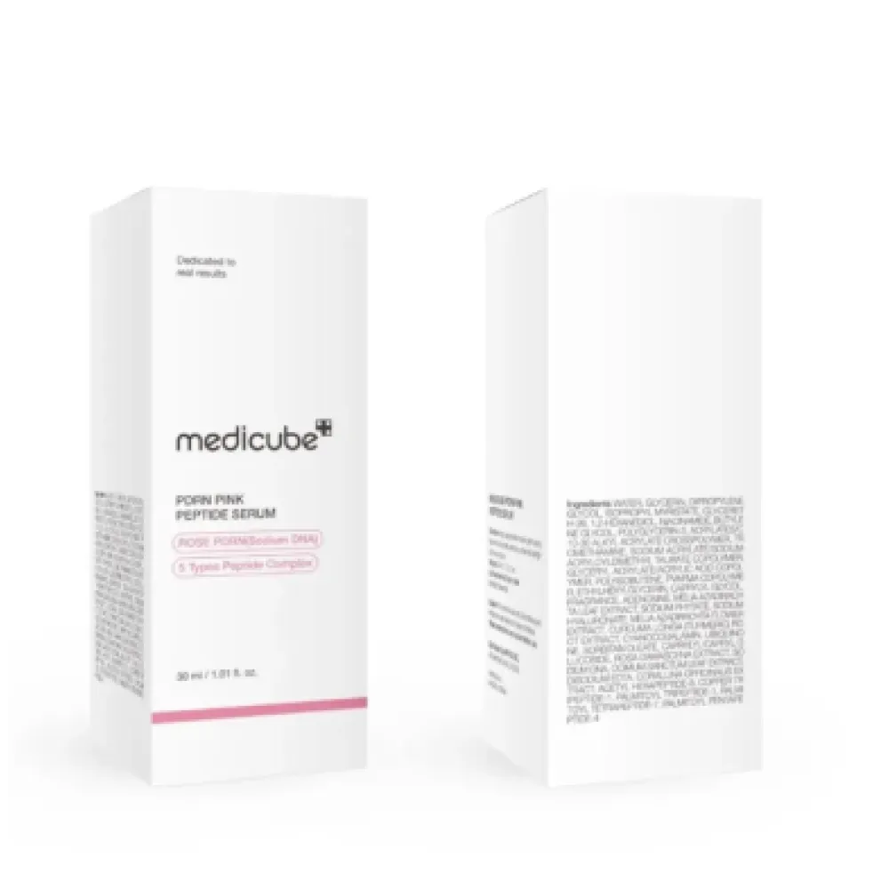 MEDICUBE PDRN Pink Peptide Serum - Liftinga serums ar PDRN un peptīdiem, 30ml