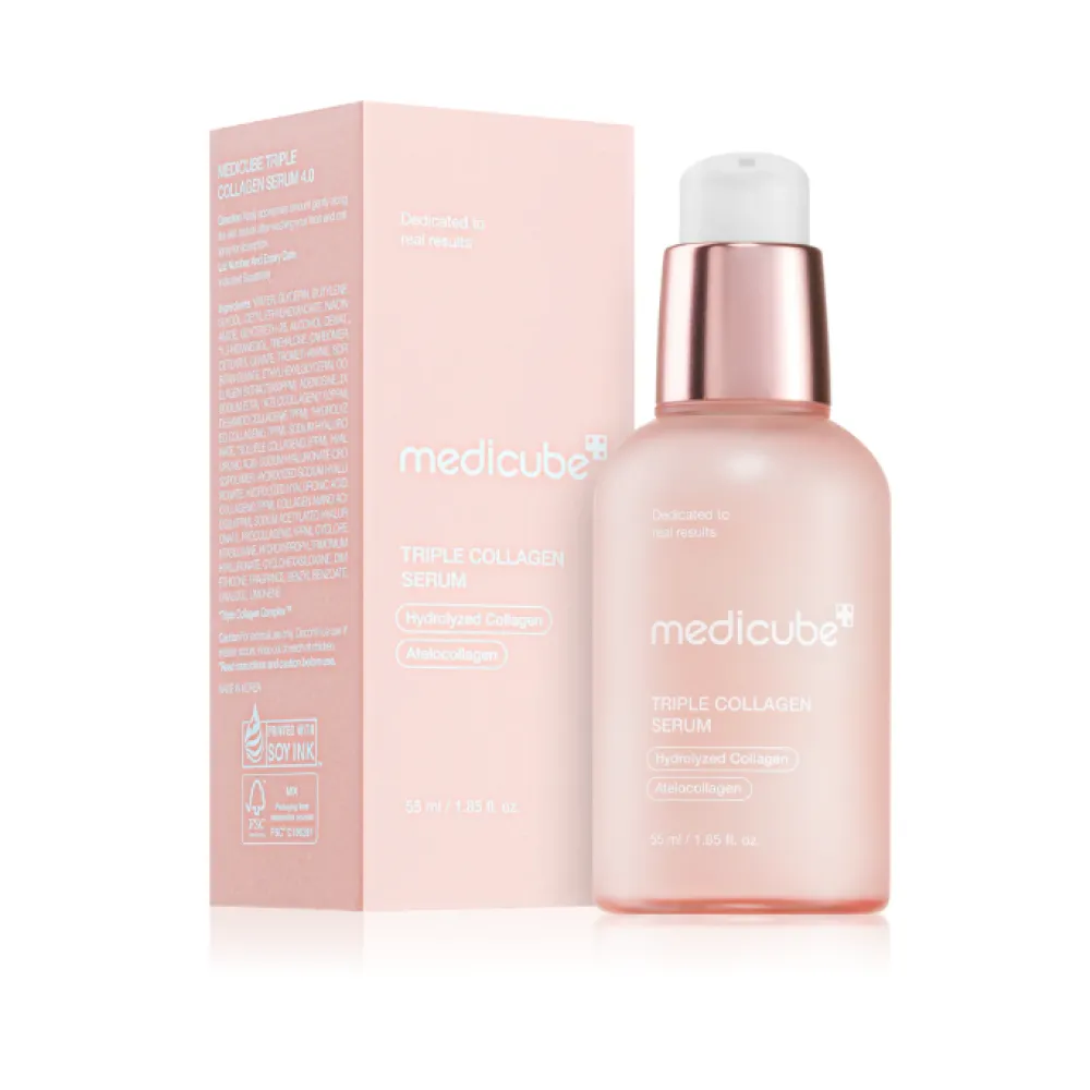 MEDICUBE Triple Collagen Serum - Nostiprinošs sejas serums ar kolagēnu, 55ml