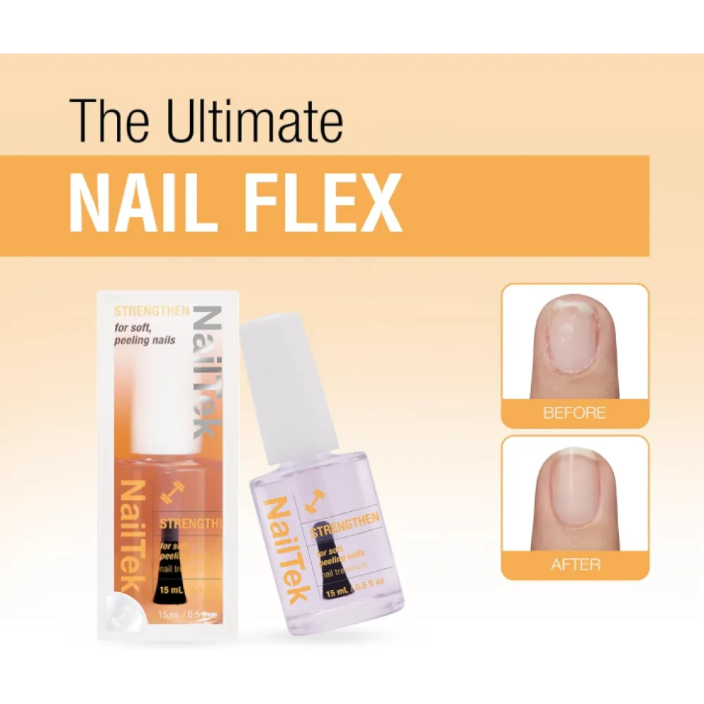 Nail Tek 2 Strengthen - Nagu stiprināšanas līdzeklis plāniem un mīkstiem nagiem (1010002)