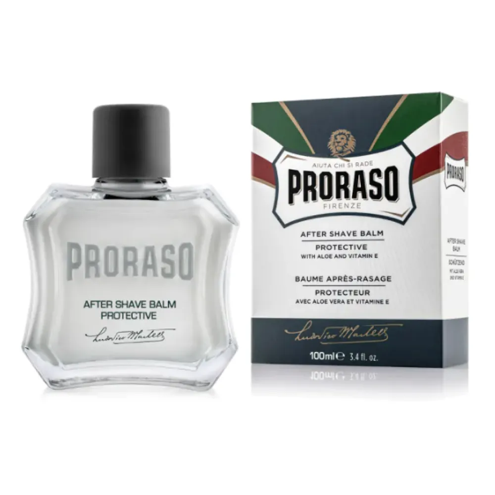 PRORASO Protective After Shave Balm with Aloe Vera - Balzāms pēc skūšanās ar alvejas ekstraktu, 100ml