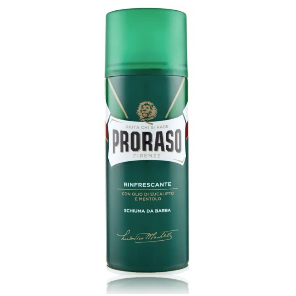 PRORASO Refreshing Shaving Foam Eucalyptus - Skūšanās putas ar mentolu un eikalipta eļļu, 300ml