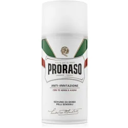 PRORASO Sensitive Shaving Foam Green Tea - Skūšanās putas ar zāļo tēju, 300ml
